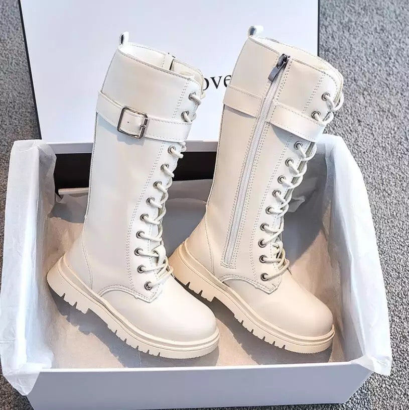 Girls high top boots