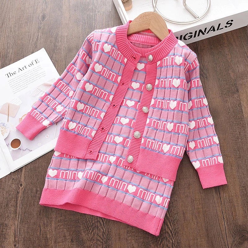 Girls Pink dress set