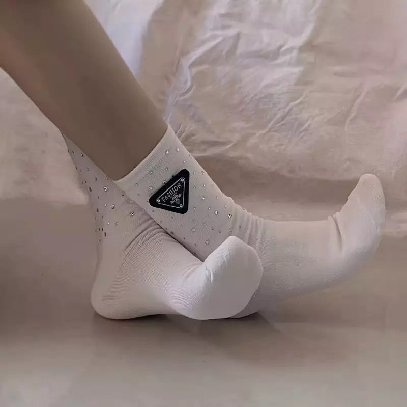 Fashion bling socks