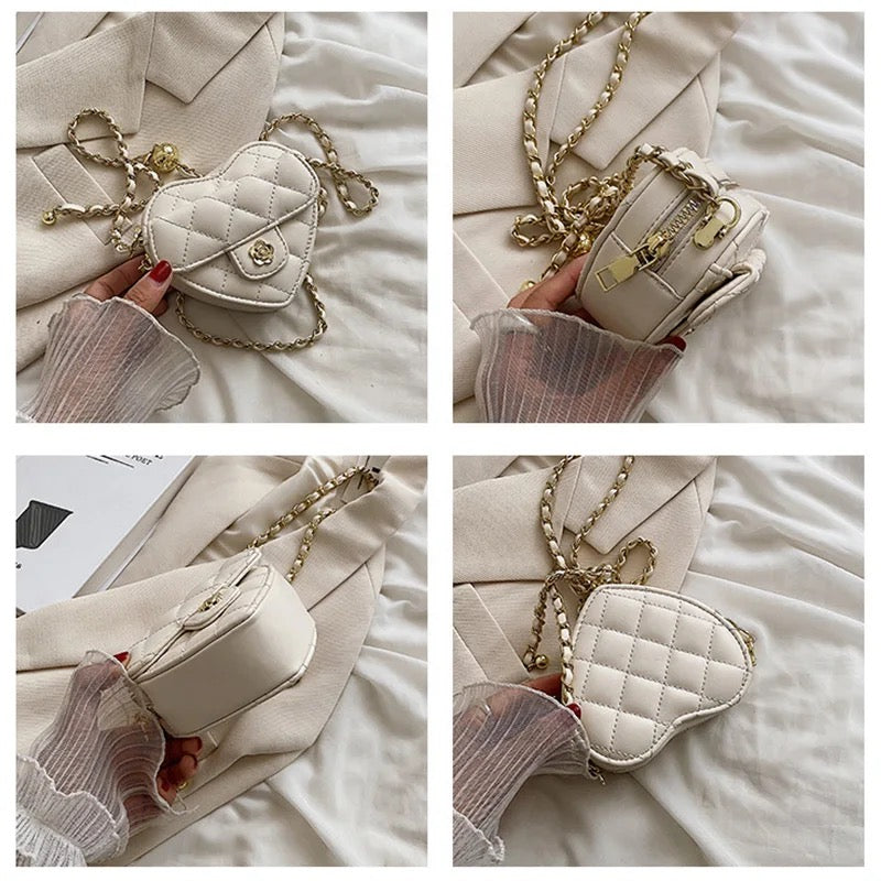 Girls heart bags