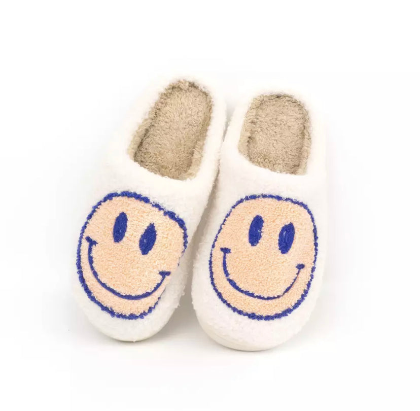 Smiley face slippers