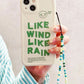 Letter graphic phone case