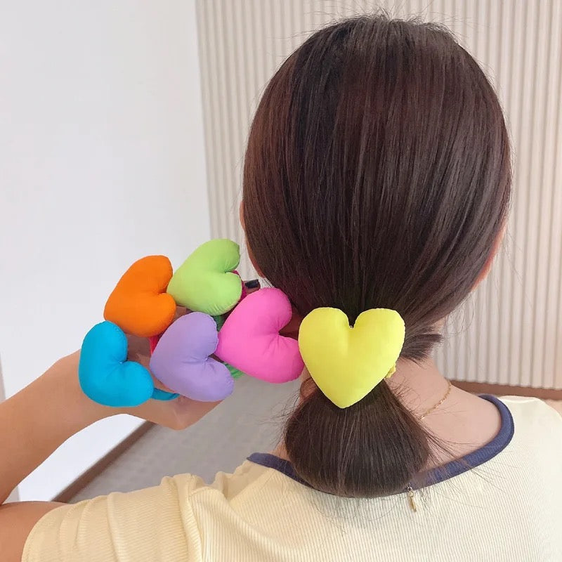 Heart hair accessories