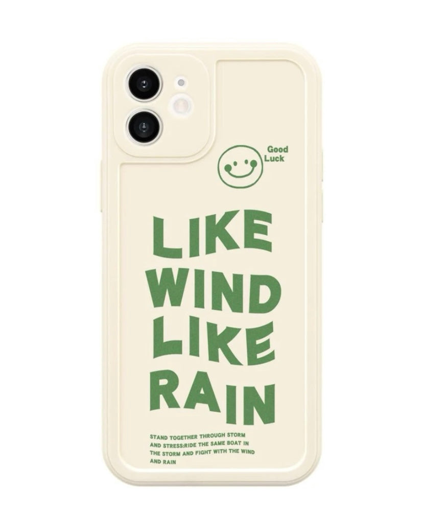 Letter graphic phone case