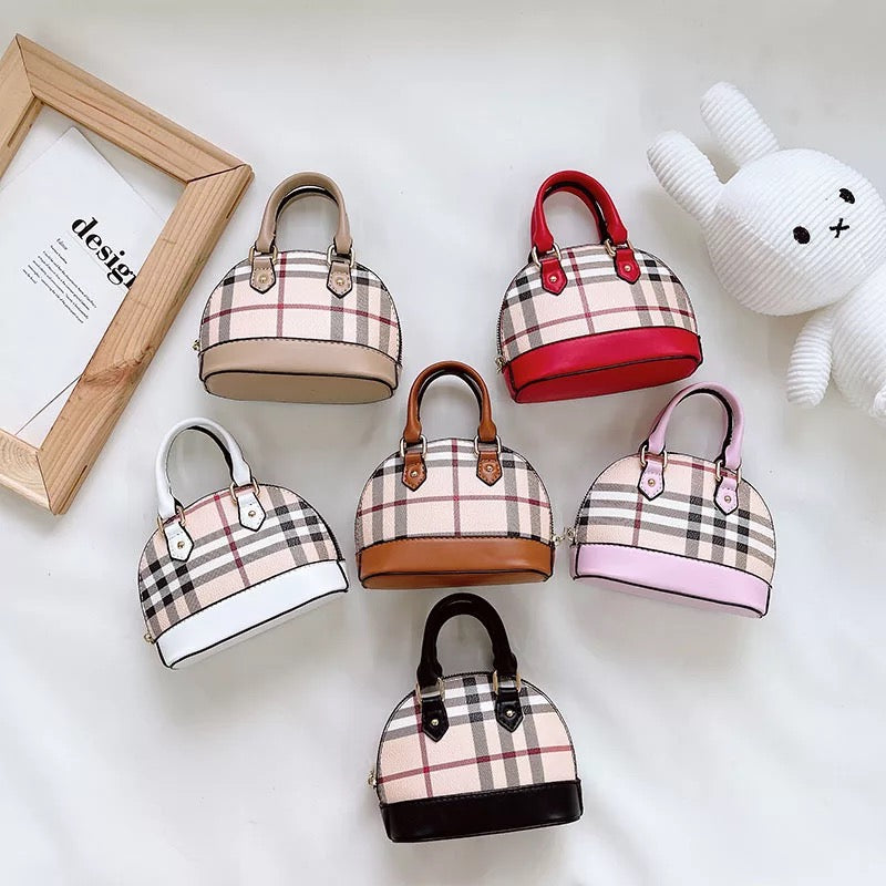 Girls plaid bags