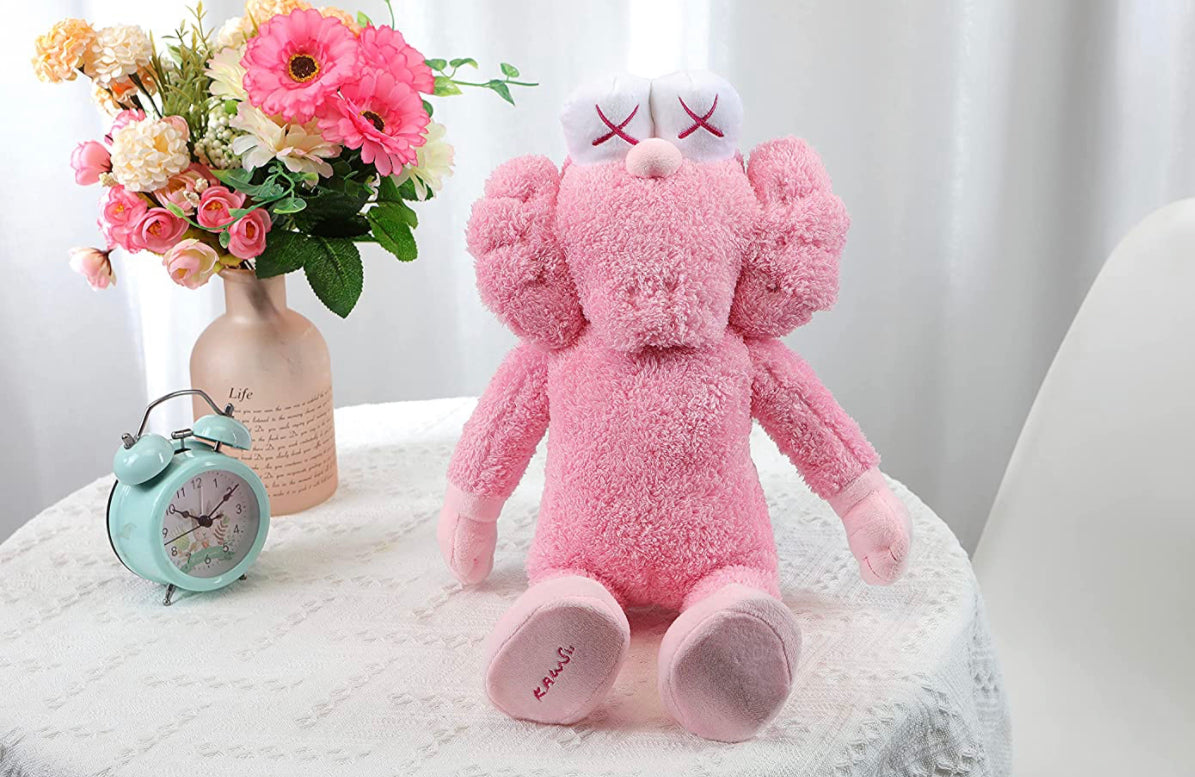 Pink plush