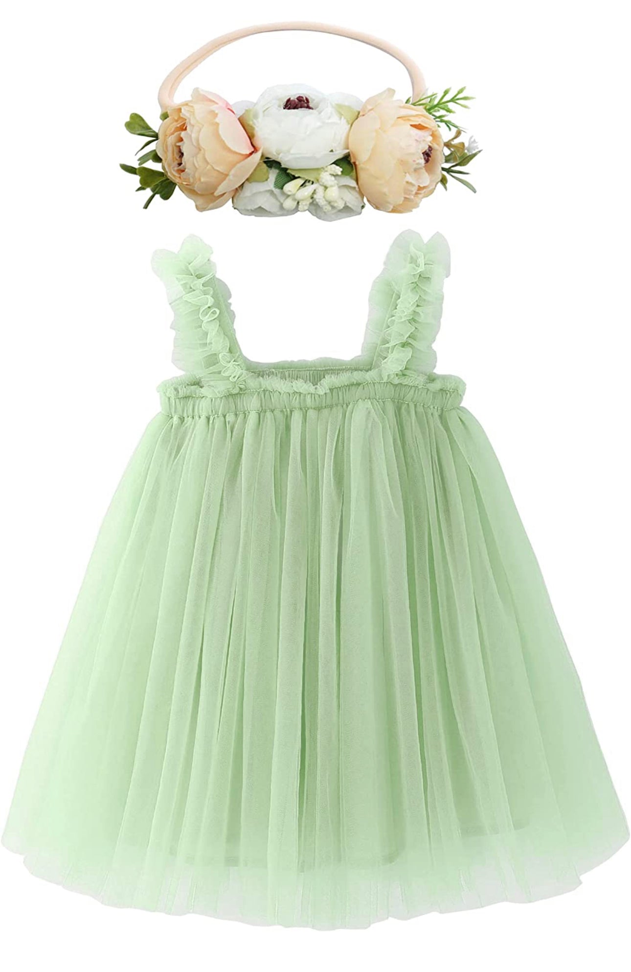 Baby tulle dress set